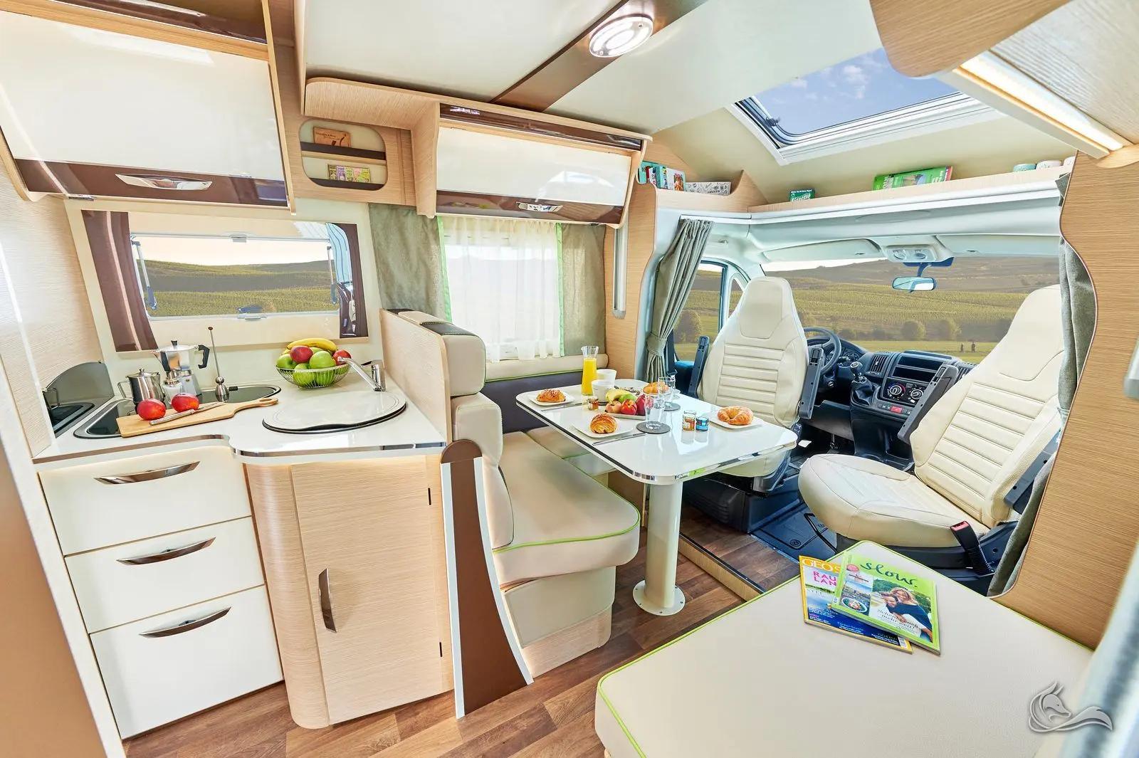 Großes Wohnmobil mit Einzelbetten am Niederrhein mieten: Forster T 738 EB in Neukirchen-Vluyn – Wohnmobil mieten in Neukirchen-Vluyn