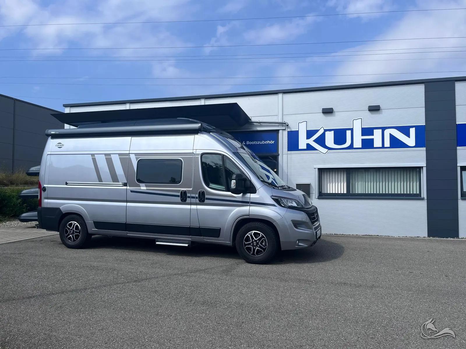 Top-ausgestatteten Camper bei Ulm mieten: Carado PRO CV 600 in Ehingen. – Wohnmobil mieten in Ehingen (Donau)