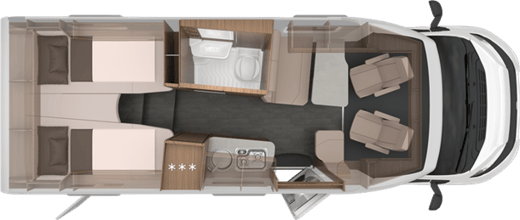 Grundriss Knaus Van TI 650 MEG Vansation