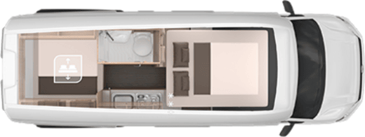 Grundriss Knaus BOXDRIVE 600 XL