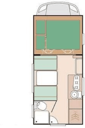 Grundriss Knaus TRAVELLER 500