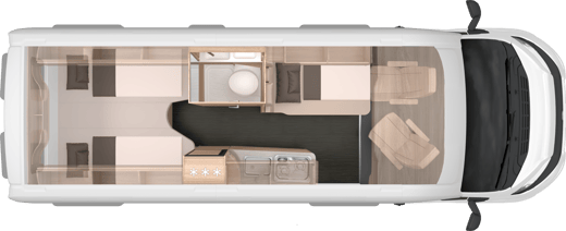 Grundriss Knaus BOXLIFE PRO 630 FREEWAY 60 YEARS KNAUS