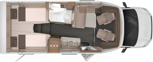 Grundriss Knaus Van Ti 640 MEG