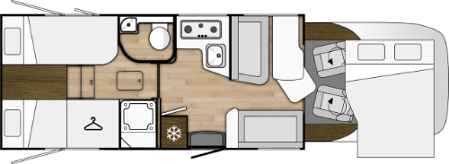Grundriss Benimar Tessoro 463 UP