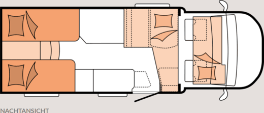 Grundriss Hobby Optima T65 GE OnTour