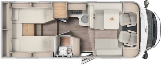 Grundriss Carado Reisemobil T 448