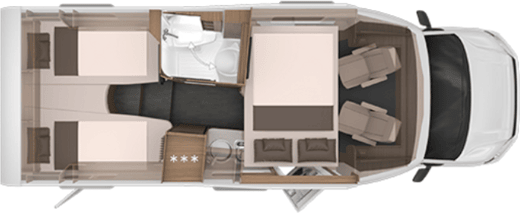 Grundriss Knaus VAN WAVE MAN TGE