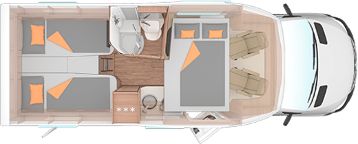 Grundriss Weinsberg CaraCompact Suite MB 640 MEG EDITION [PEPPER]