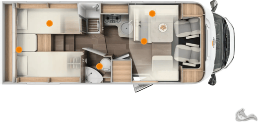 Grundriss Carado T 447