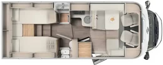 Grundriss Carado T447