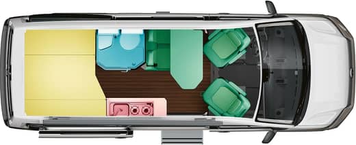 Grundriss Volkswagen Grand California