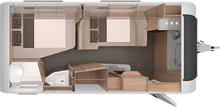 Grundriss Knaus SÜDWIND 500 PF 60 YEARS