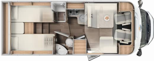 Grundriss Carado T447