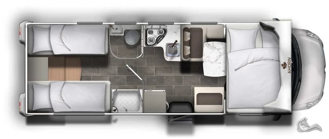 Ahorn Canada AE - Aufbauklima, Smart-TV, Wechselrichter, Autark mit All-inklusive Paket
