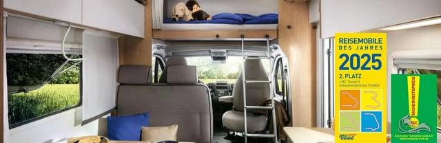 Der Tourer A 690 G kombiniert familienfreundliches Raumangebot