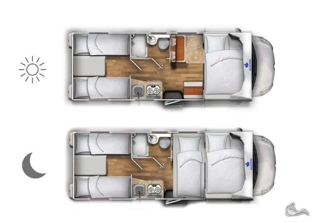 Ahorn ECO 690 mit Längstbetten