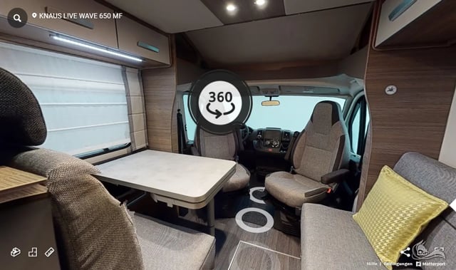 KNAUS SKY WAVE 650 MF 60 YEARS -C1| Top Ausstattung: Aufgelastet, Markise, Navigation, Rückfahrkamera, SAT & TV uvm.  