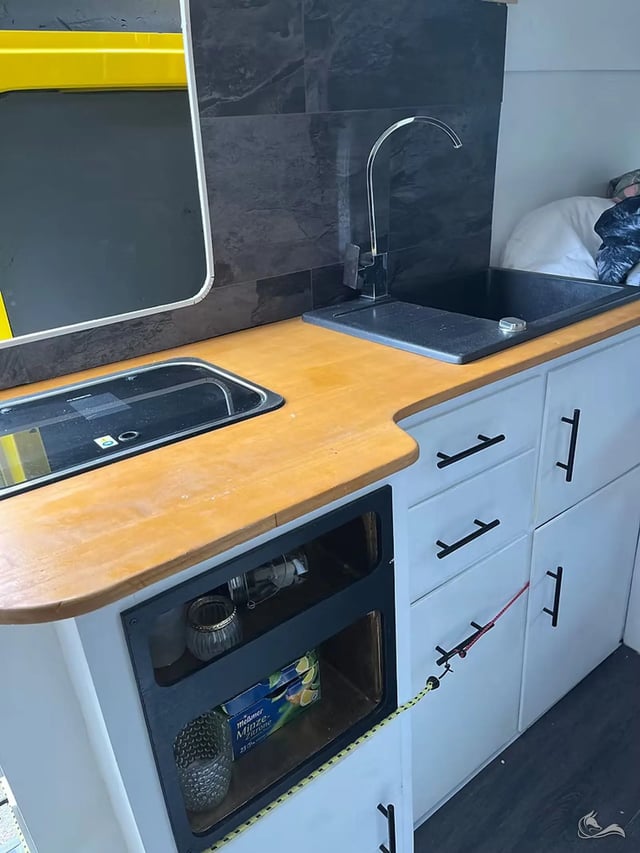 Selbstausbau - Lambo mit Dusche, Toilette, Fahrradträger, Ventilator, Sonnensegel uvm.