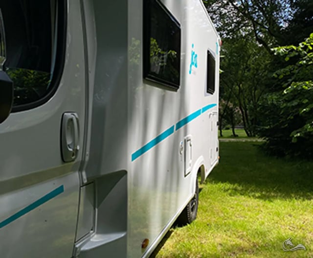 Joa 70T| mit  Einzelbetten , unter 7m (T04) mit SAT, Solar, Fahrradträger, Markise uvm.