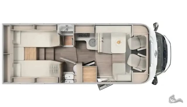 Carado T447 -25 mit TV/SAT, All-inklusive Paket