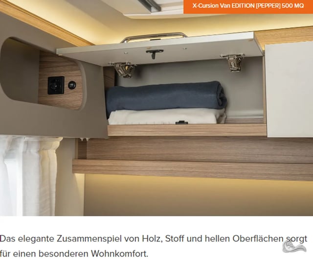 VW BULLI  - WEINSBERG X-CURSION VAN 500 MQ EDITION [PEPPER]  