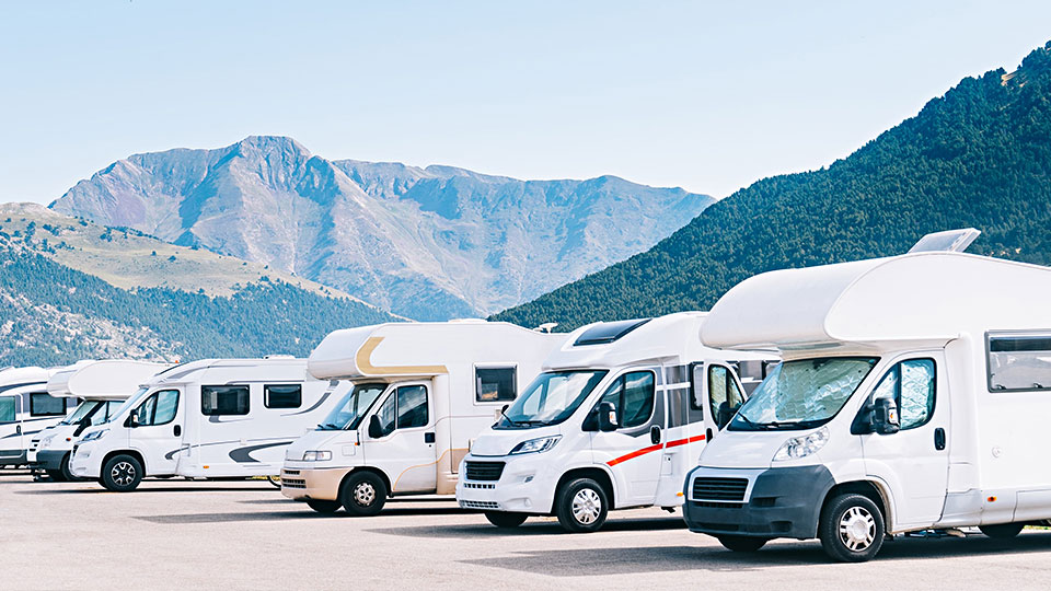 Wohnmobil Stellplatz an Bergen